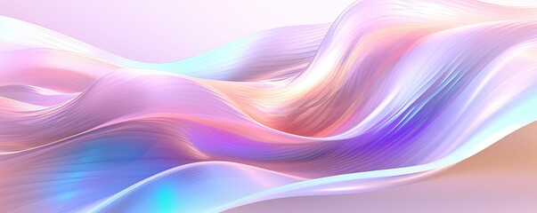 Fototapeta premium Abstract Dynamic Spectrum of Colors Abstract Background, Colorful luxury wave silk,Holographic Neon Fluid Waves