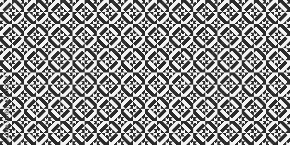 Poster checkered pattern of rhombs. for seamless repeating surfaces.