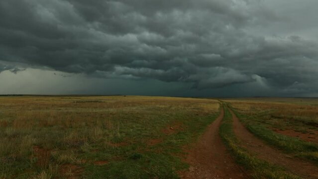 Storm timelapse of clouds
