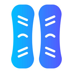 snowboard Gradient icon