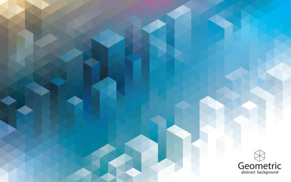 Abstract geometric modern pattern of urban architecture background.