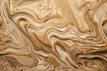 Fototapeta premium Sweet Cream Abstract Marble Wallpaper. Generative AI 