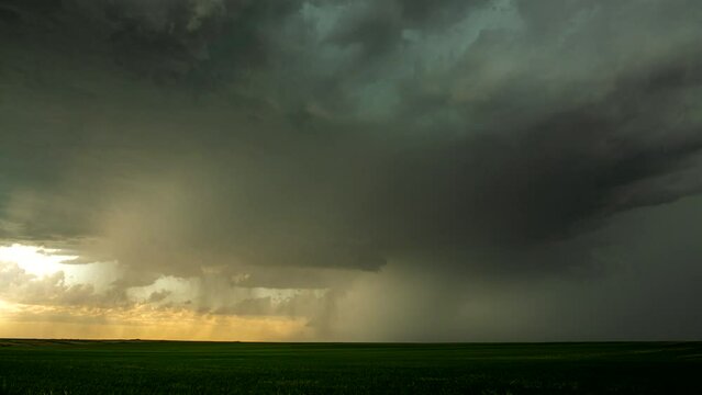 Storm timelapse of clouds