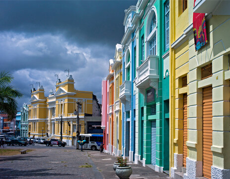 Centro antigo de Joao Pessoa. Paraiba.