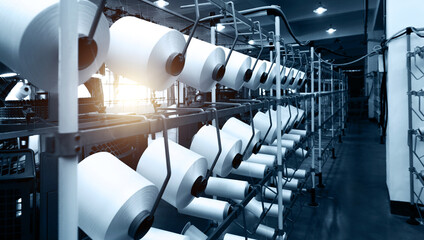 Textile factory in spinning production line and a rotating machinery