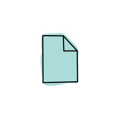 hand drawn social media and website icons