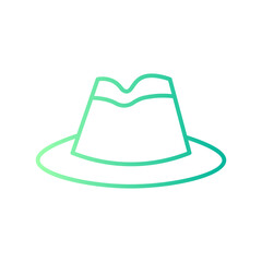 hat gradient icon