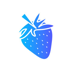 strawberry gradient icon