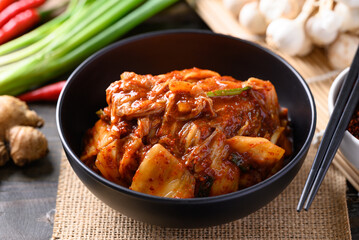Kimchi cabbage, Korean homemade side dish food
