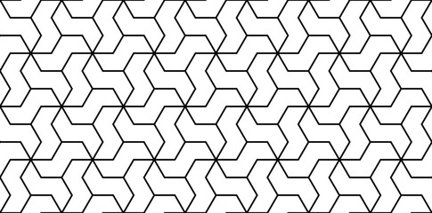 Illustration of the abstract geometric tile pattern. Seamless vector backdrop texture. Modern stylish digital wallpaper idea. 