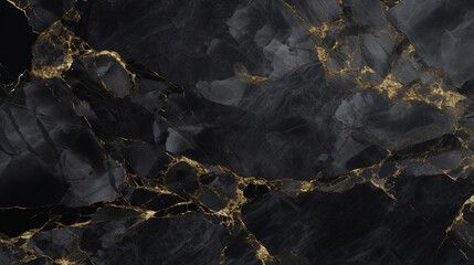 Black and gold marble texture background