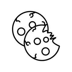 cookies line icon