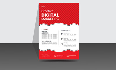 modern and simple minimal flyer tamplate.