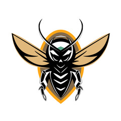 Fototapeta premium vector Hornet mascot