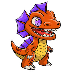 Cute sea monster character