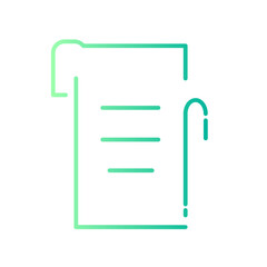 Obraz premium poetry gradient icon