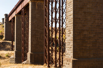 The Resilience Of An Old Train Bridge In Australian Outback