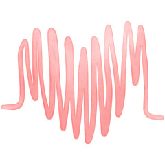 heart rate isolated on transparent background