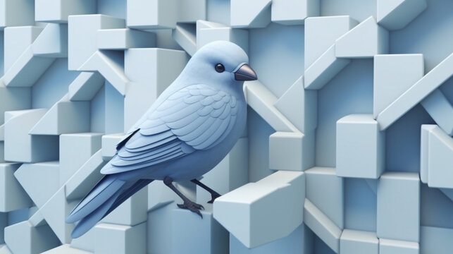 blue and white parrot HD 8K wallpaper Stock Photographic Image
 