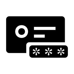 Obraz premium password icon