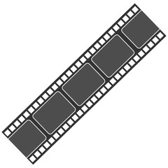 Simple flat vector photo film