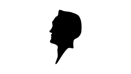 Sir Alexander Fleming silhouette