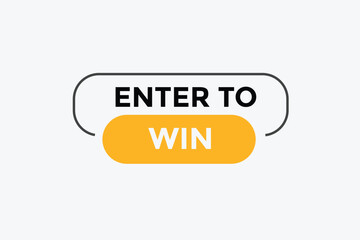 Enter to now button web banner templates. Vector Illustration