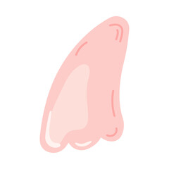 Natural pink quartz stone, gua sha scraper