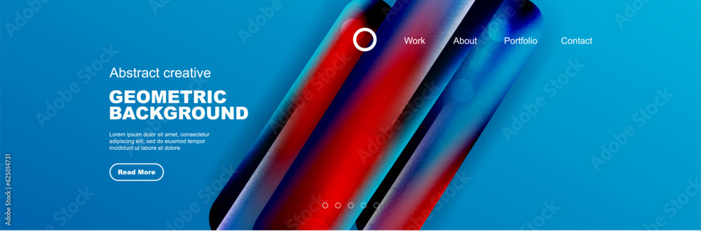 Wall mural abstract background for your landing page design. web page for website or mobile app wallpaper