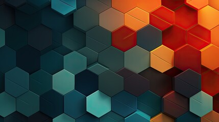 Hexagon Harmony: Mesmerizing Geometric Fusion