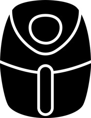 cooking air fryer appliance icon for graphic design, logo, website, social media, mobile app, UI illustration