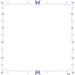 frame with pink flowers