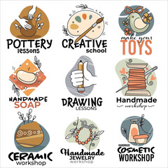 Handmade workshops, ceramic and cosmetics label