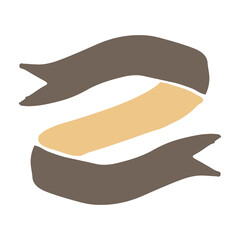 vintage ribbon element