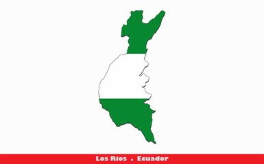 Los Rios Flag -  Province of Ecuador (EPS)