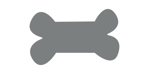 Flat vector silhouette illustration of shape