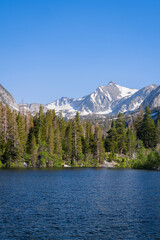 Sherwin Lakes in the Sierra Nevada Mountains above Mammoth Lakes, California