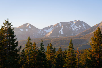 Sunrise in Mammoth Lakes, California