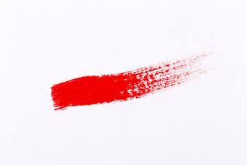 Red paint splash