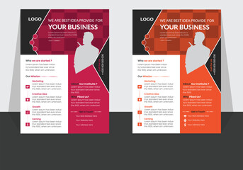  Corporate business flyer template design,Business Flyer Layout in Two Colors,digital marketing flyer set.advertisement,promotion, publication, Corpotare businees branding, Merketing 