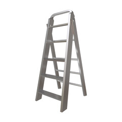 PSD wooden ladder 3d ladder rendered