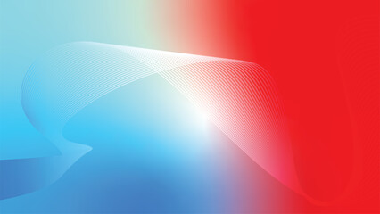 cyan blue white red tech abstract lines gradient background
