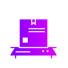 weight scale gradient icon