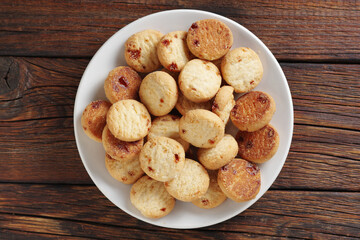 Homemade shortbread cookies