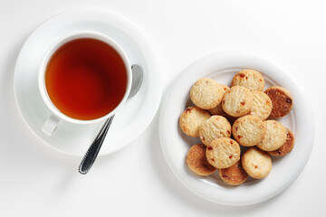 Cookies and cup of tea