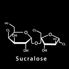 structure formula chemical flat style illustration