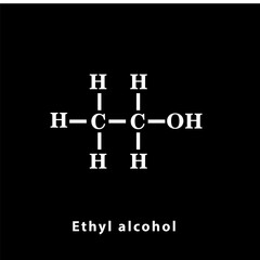 structure formula chemical flat style illustration