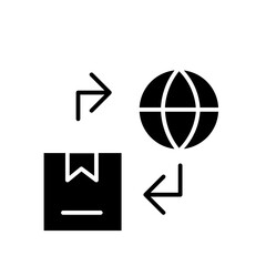 worldwide glyph icon