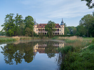 Naklejka na ściany i meble Palace in Krobielowice Lower Silesia