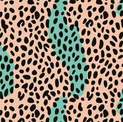 minimalis boho Animal Leather pattern minimalist leopard skin